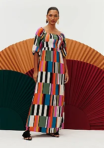 Vestido Longo Ombro Cacay
