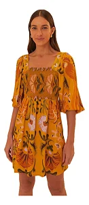 Vestido Curto Helena Farm