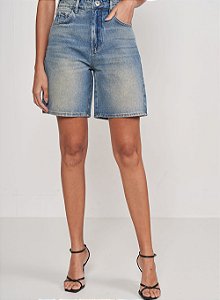 Bermuda Jeans Joana Cintura Alta - Colcci