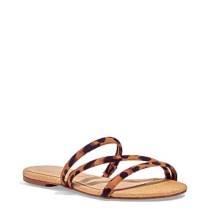 Rasteira Animal Print Estampa Leopardo - Santa Lolla