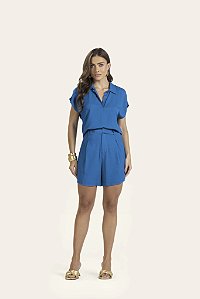 Bermuda Azul Elegante