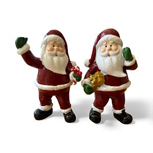 Conjunto de Papai Noel Médio 15CM