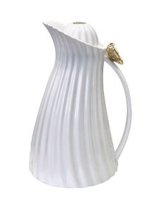 Garrafa térmica borboleta branca