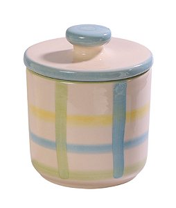 POTE COM TAMPA AZUL XADREZ