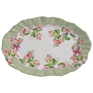 Travessa Média Floral Bunny