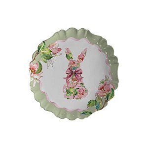 Prato de Sobremesa Floral Bunny – 2 Unidades