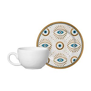 Xícara de café olho grego - 6 unidades