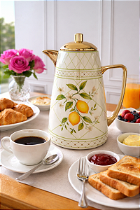 Garrafa térmica de porcelana Limone