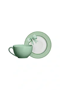 Xícara C/Pires Provence Verde 250ml