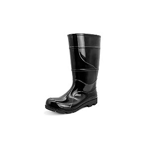 Bota de PVC Cano Médio 28cm Preta | CA  32169 - Cartom