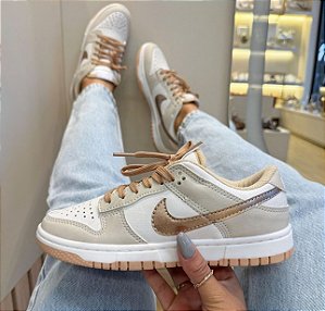 TÊNIS NIKE DUNK LOW PRO BEGE 34 AO 39