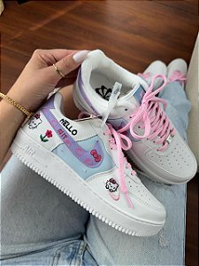 TÊNIS NIKE  AIR FORCE HELLO KITTY 34 AO 39