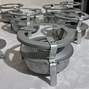 Fogareiro portátil 13x9cm Ferro Reforçado