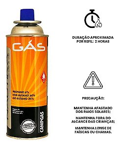Refil Campgás Nautika 227g kit c/3un
