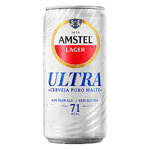 CERVEJA AMSTEL ULTRA 269ML LATA