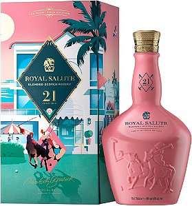 WHISKY ROYAL SALUTE 21 ANOS THE MIAMI POLO EDITION 700ML