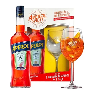 APERITIVO APEROL 750 ML + TACA