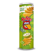 RUFFLES TUBO TIRA ONDA SOUR CREAM 100G