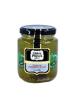 GELEIA OBRA PRIMA GOURMET PIMENTA VERDE 260G