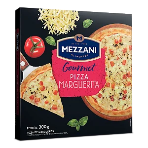 PIZZA MEZZANI GOURMET MARGUERITA 300G 132
