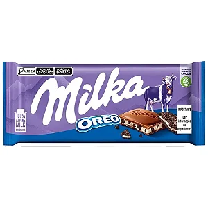 MILKA CHOCOLATE RECHEADO OREO 100G