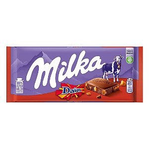 MILKA CHOCOLATE AO LEITE DAIM 100G