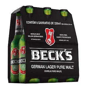 CERVEJA BECKS LONGNECK 330ML 6UN - SITE