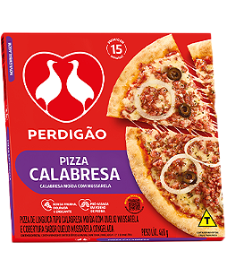 PIZZA PERDIGAO CALABRESA MOIDA 460G