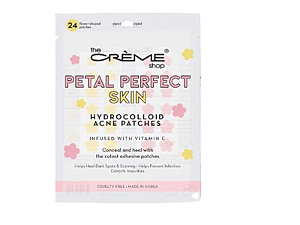 The Crème Shop – Adesivos Secativos para Acne Petal Perfect Skin (24 unidades)