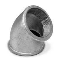 Conexão Galvanizada Cotovelo Fêmea 45°