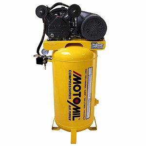 COMPRESSOR DE AR MOTOMIL VERITICAL POWER CMV-10PL/100VEA - 10 PÉS - 100 LITROS - MONO