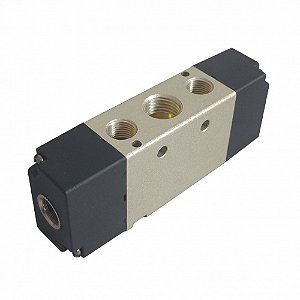 VALVULA SOLENOIDE DUPLO PILOTO 5/2 VIAS G1/8" 4A22006E