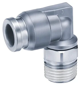 CONEXAO INSTANTANEA EM L DE LATAO Ø1/4xT10 - KQB2L10-02S SMC