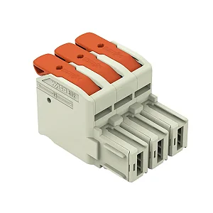 Conector Fêmea De 1 Condutor MCS 25mm 76A 3 Vias Com Alavanca 832-1103