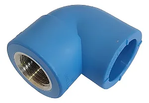 JOELHO MISTO 90 ROSCA FEMEA PPR AZUL