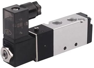 VALVULA SOLENOIDE RETORNO MOLA 5/2 VIAS G1/2" 4V410-15