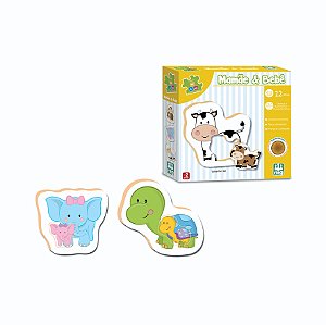 0413 MAD. BE A BA - MAMAE E BEBE 12 PCS