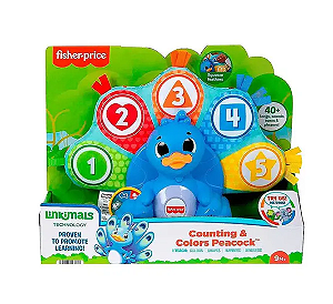HNN77 FISHER PRICE LINKIMALS PAVAO PENAS