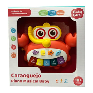 DMB6762 CARANGUEJO PIANO MUSCAL BABY G