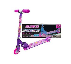 B0004 PATINETE 2 RODAS COM LED - FEM
