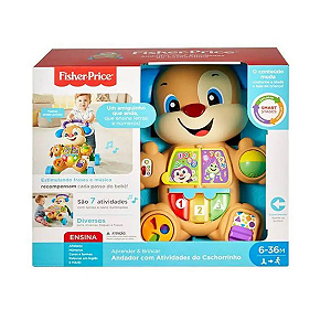 FRC78 FISHER PRICE ANDADOR CACHORRINHO