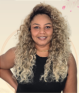 ANGELIQUE - Wig Loiro Natural (Fibra realista)