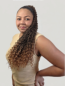 SERENA - Aplique 85cm Bioproteína | Morena Iluminada