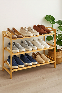 Sapateira de Bambu 3 andares