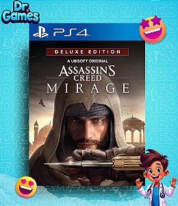 ASSASSIN'S CREED MIRAGE (DELUXE EDITION) - PS4 MÍDIA DIGITAL