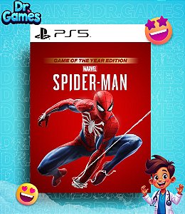 MARVEL'S SPIDER-MAN (GAME OF THE YEAR EDITION) - PS5 MÍDIA DIGITAL