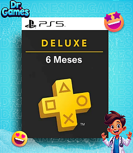 PS PLUS DELUXE - PSN PLUS DELUXE (6 MESES) - PS5 MÍDIA DIGITAL