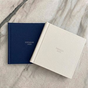 Álbum Premium - Capa em linho com hot stamping