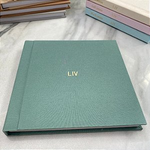 Álbum Premium - Capa em linho com hot stamping