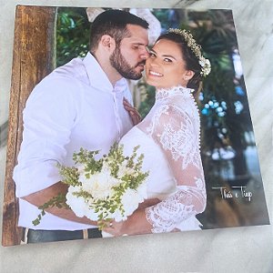 Álbum premium capa fotográfica - Casamento